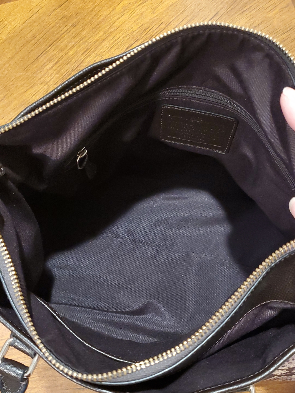 Coach Python Embossed Morgan Satchel - Picture 10 of 16